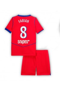 Paris Saint-Germain Fabian Ruiz #8 Jalkapallovaatteet Lasten Kolmas peliasu 2025-26 Lyhythihainen (+ Lyhyet housut)